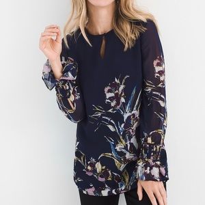 🌺Chico’s Bird of Paradise print blouse